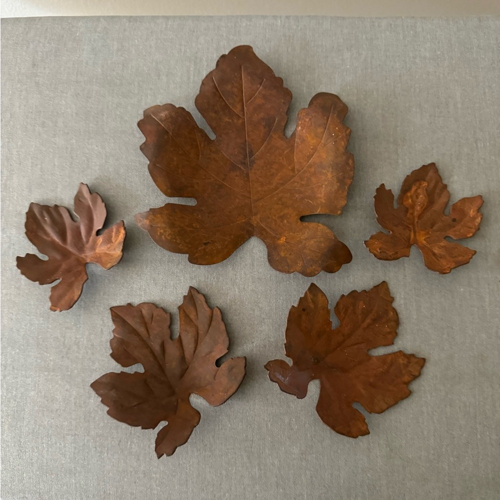 Metal leaves (5)